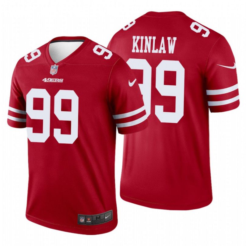 Men San Francisco 49ers #99 Javon Kinlaw Nike Scarlet Legend NFL Jersey